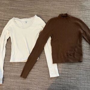 Brandy Melville Long Sleeve Tops Bundle